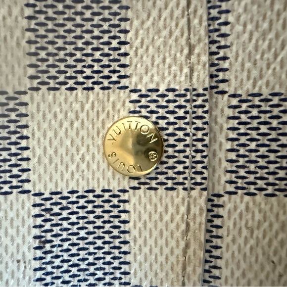 Authentic Louis Vuitton Damier Azur Emilie Wallet on unbranded chain - Picture 6 of 16